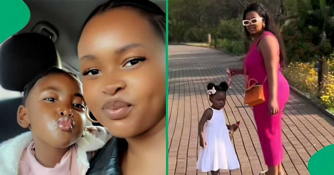 A TikTok video shows a woman unveiling her chats with her baby daddy. A TikTok video shows a woman unveiling her chats with her baby daddy.