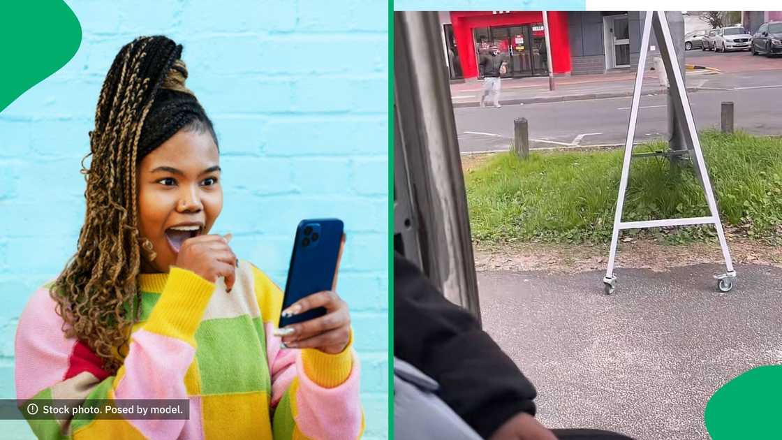 A taxi driver in Cape Town left his passengers to get a KFC meal in a TikTok video.