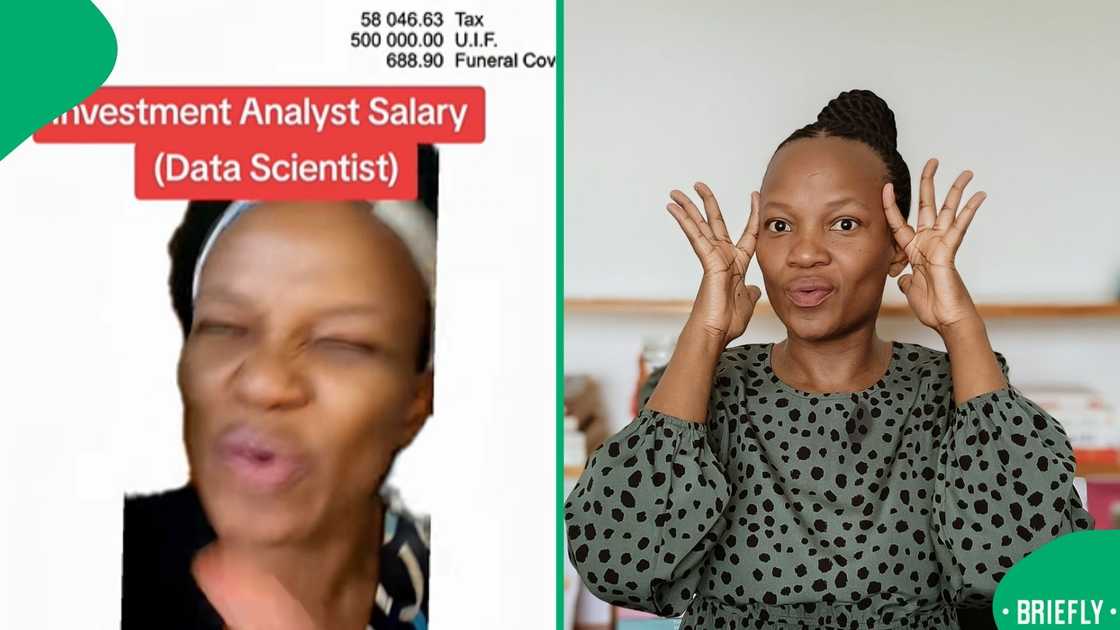 The visual on the right showed Boni Xaba The visual on the right showed Boni Xaba