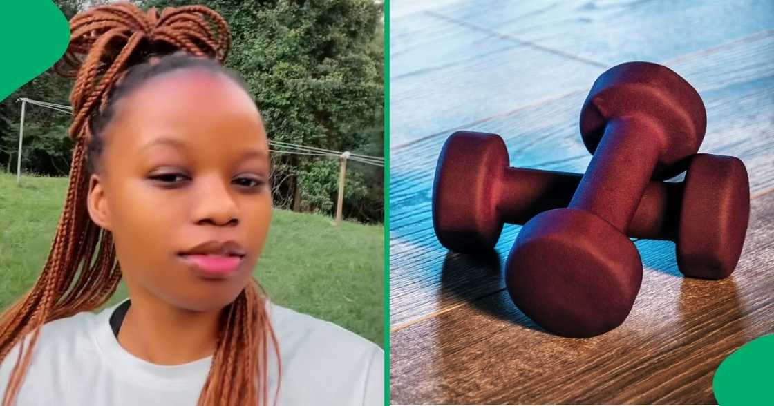 A woman commented about gym life for women A woman commented about gym life for women