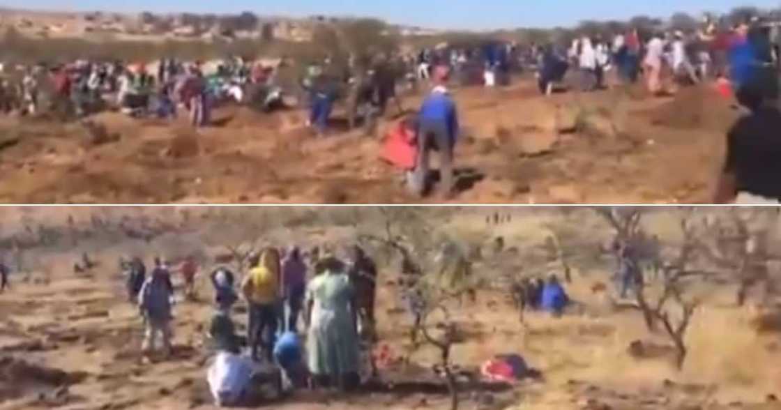 ‘Diamond Rush’: Video Shows People Illegally Mining Diamonds in KZN ‘Diamond Rush’: Video Shows People Illegally Mining Diamonds in KZN