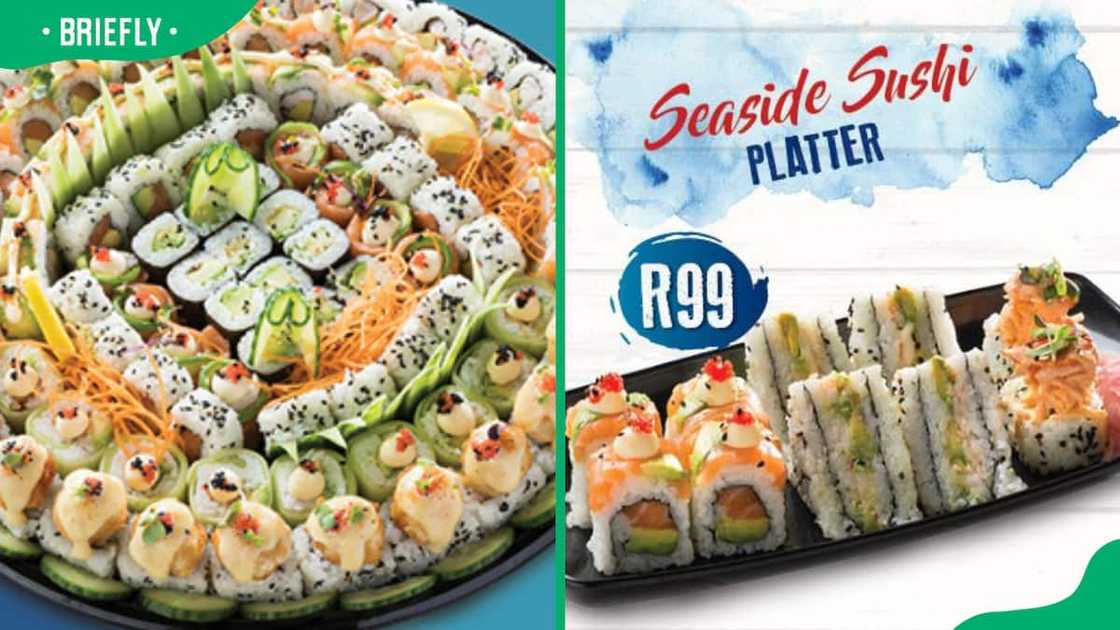 John Dory’s sushi menu John Dory’s sushi menu