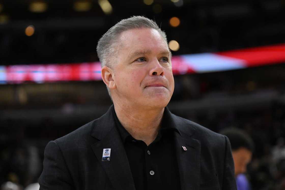 Chris Holtmann of the Ohio State Buckeyes reacts after defeating Michigan State Spartans Chris Holtmann of the Ohio State Buckeyes reacts after defeating Michigan State Spartans