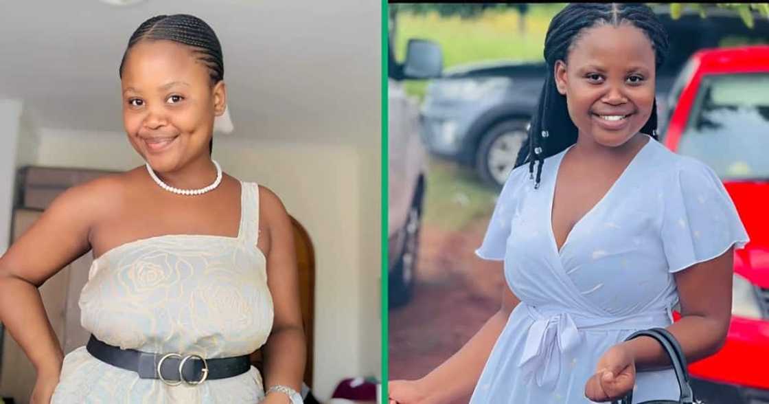 A TikTok video shows a woman crying in bed. A TikTok video shows a woman crying in bed.