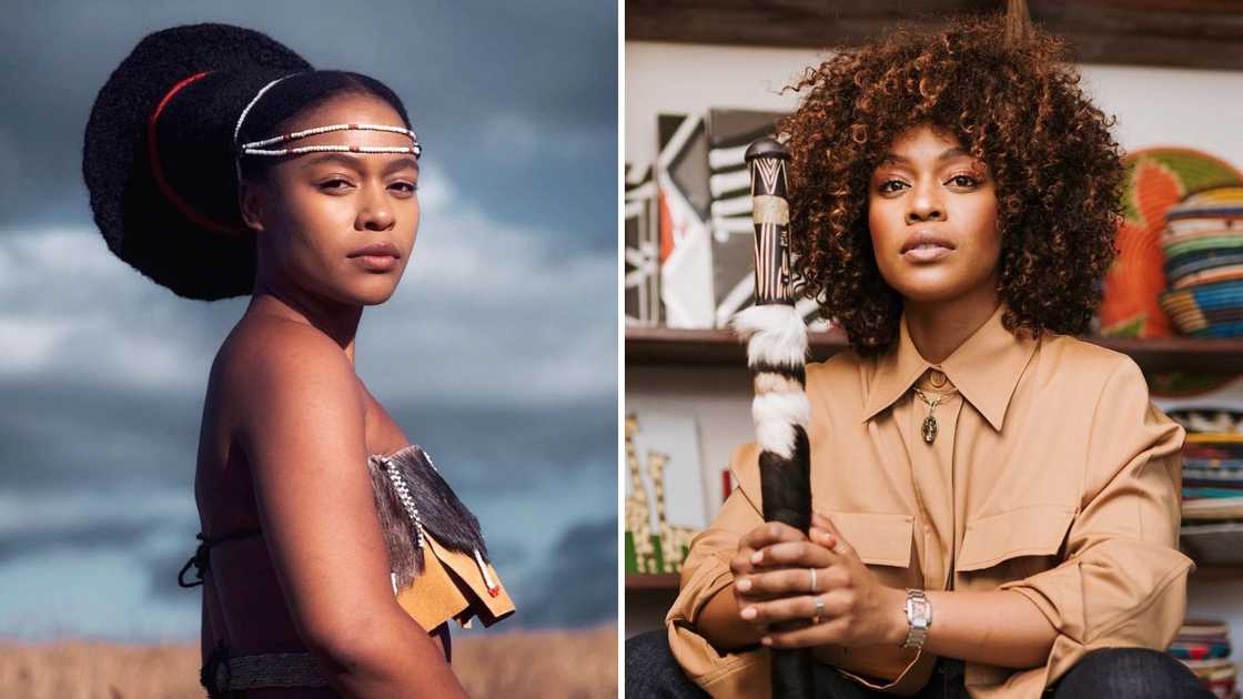 Nomzamo Mbatha reportedly angered Shaka Zulu's descendants Nomzamo Mbatha reportedly angered Shaka Zulu's descendants