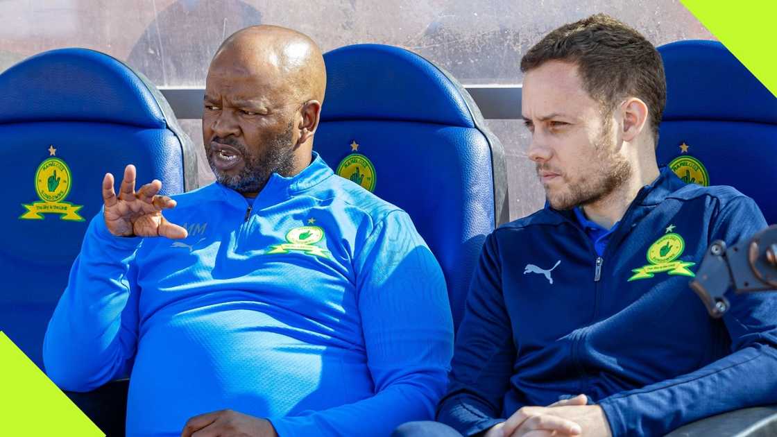 Mamelodi Sundowns coach Manqoba Mngqithi could be feeling the pressure at the club.