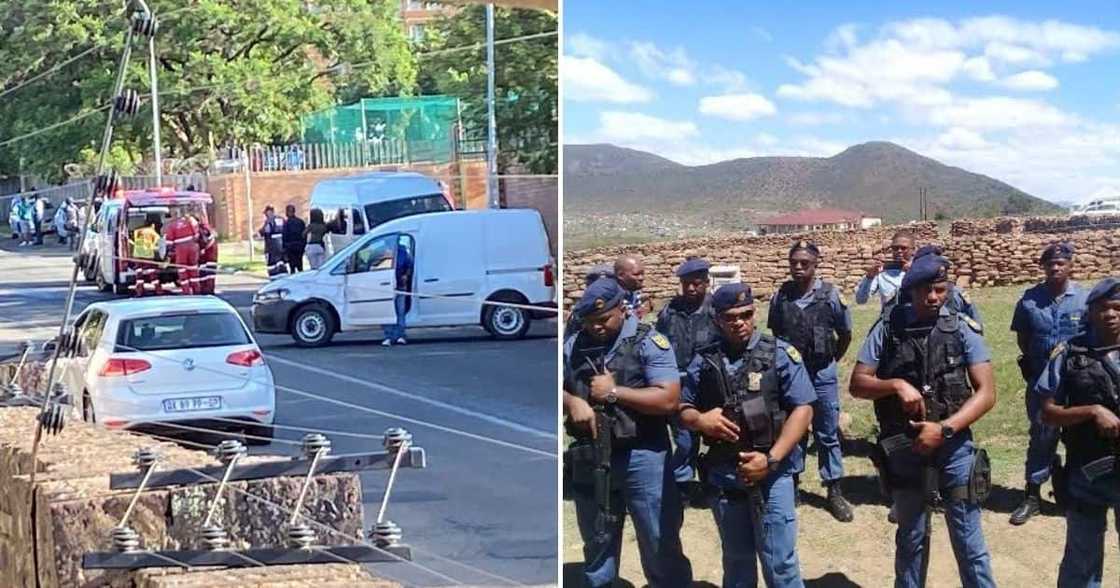 Rosettenville, cash-in-transit heist, CIT heist, crime, murder, shootout, SAPS, South African Police Service, South Africa, Johannesburg, police Rosettenville, cash-in-transit heist, CIT heist, crime, murder, shootout, SAPS, South African Police Service, South Africa, Johannesburg, police
