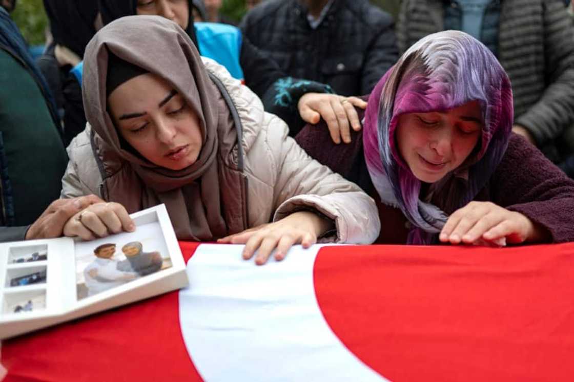 Funeral services were held in the village of Ahatlar on Sunday Funeral services were held in the village of Ahatlar on Sunday