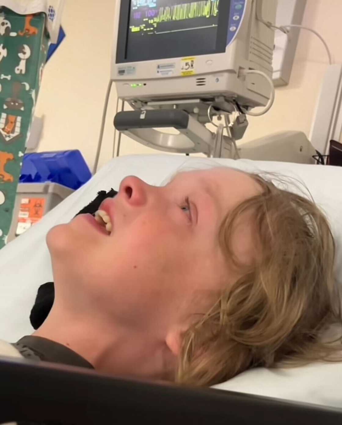 The video of a boy's conversation with Jesus, taken while he was coming off sedation, has gone viral, deeply moving viewers with his spiritual experience. The video of a boy's conversation with Jesus, taken while he was coming off sedation, has gone viral, deeply moving viewers with his spiritual experience.