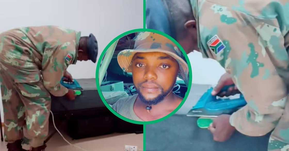 SA army, soldier, TikTok video SA army, soldier, TikTok video