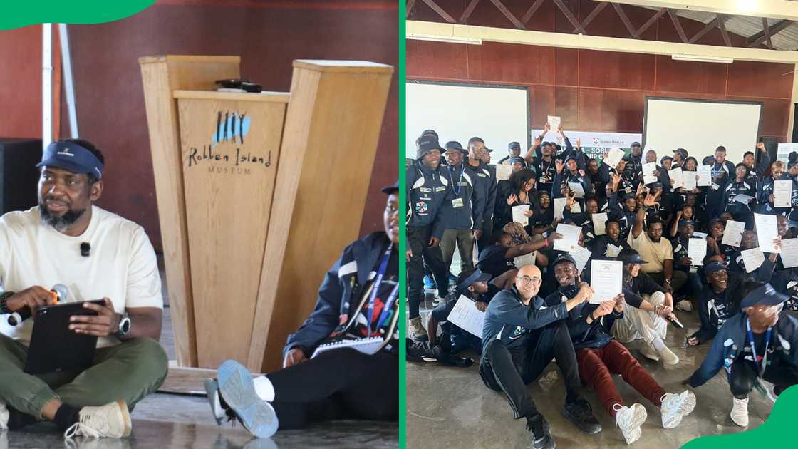 Elangeni College students during a school