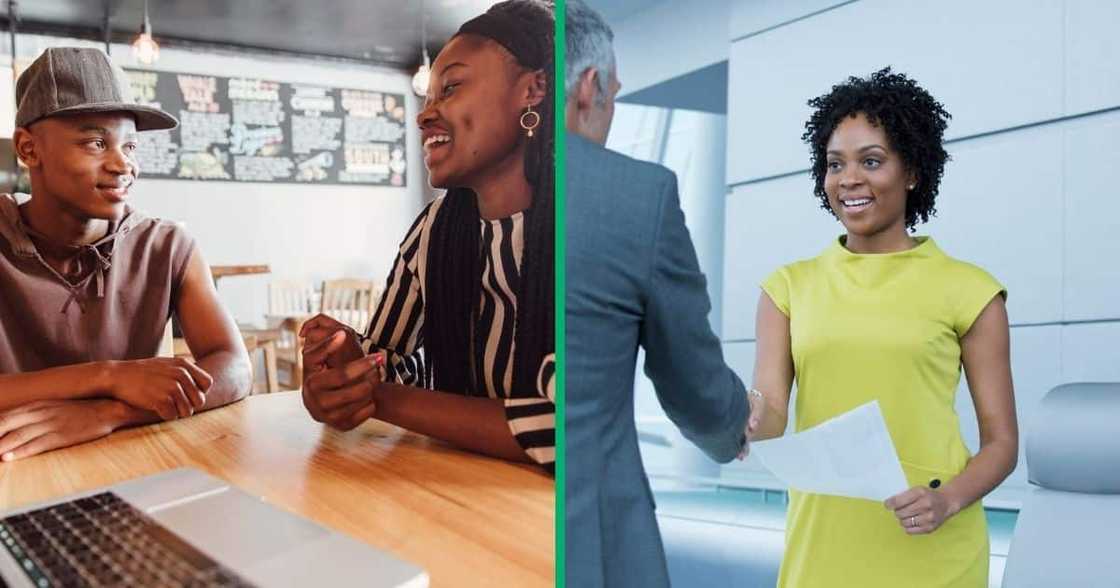 Lady shares relatable joke of skipping work. Lady shares relatable joke of skipping work.