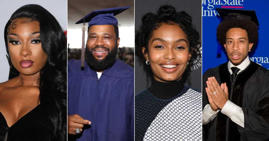 Yara Shahidi, Anthony Anderson, Ludacris & Megan Thee Stallion Bag Degrees, Secure Their Futures Yara Shahidi, Anthony Anderson, Ludacris & Megan Thee Stallion Bag Degrees, Secure Their Futures