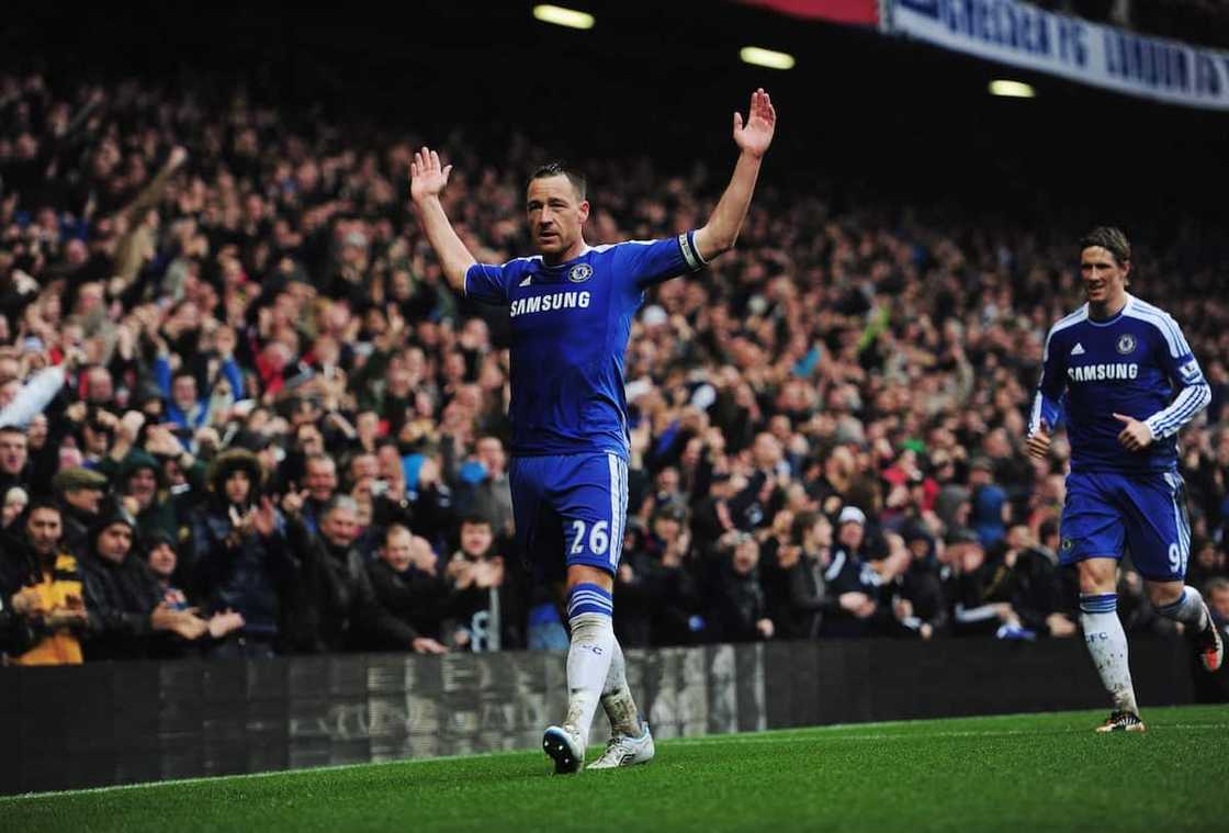 John Terry in action for Chelsea. John Terry in action for Chelsea.