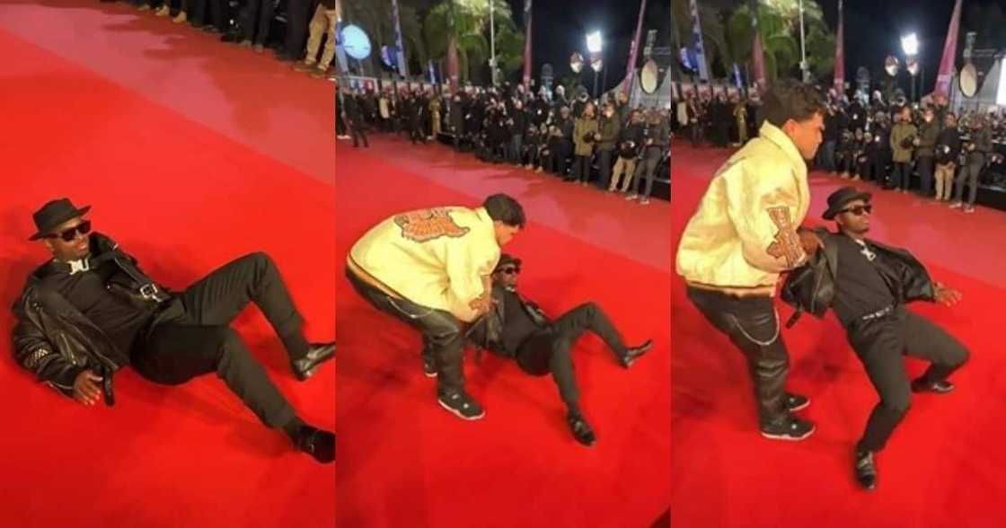 Mr Boris Becker, French influencer, red carpet, Amapiano challenge Mr Boris Becker, French influencer, red carpet, Amapiano challenge