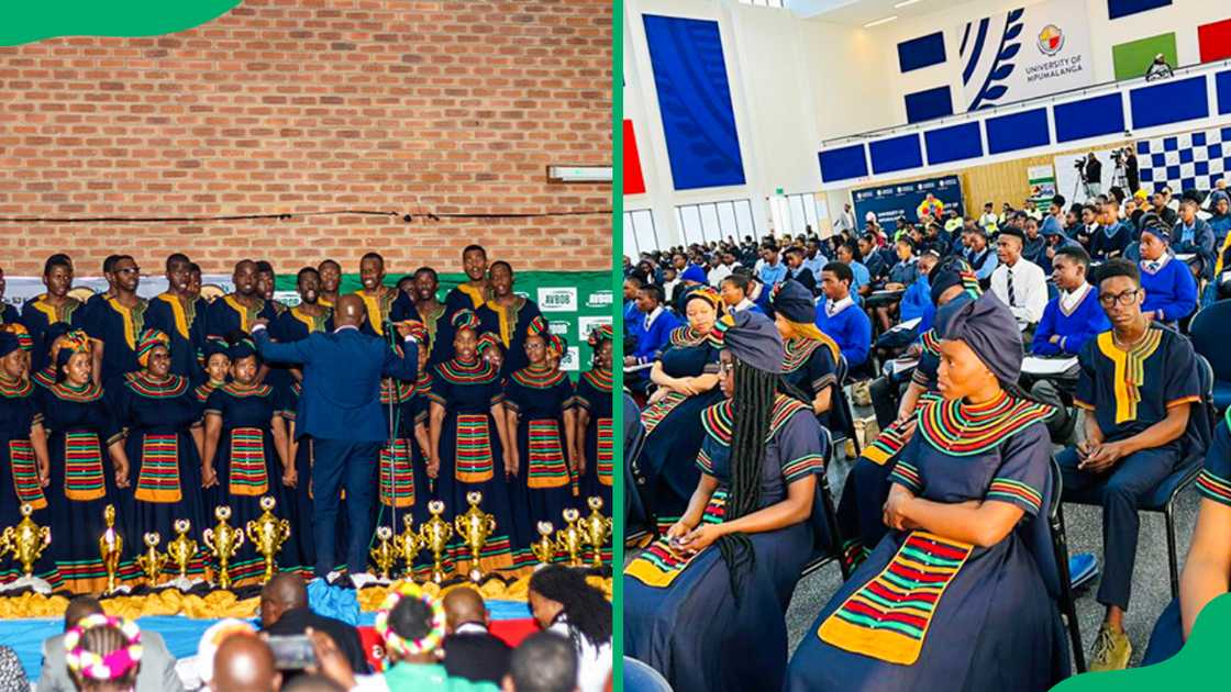 University of Mpumalanga Choir performing University of Mpumalanga Choir performing