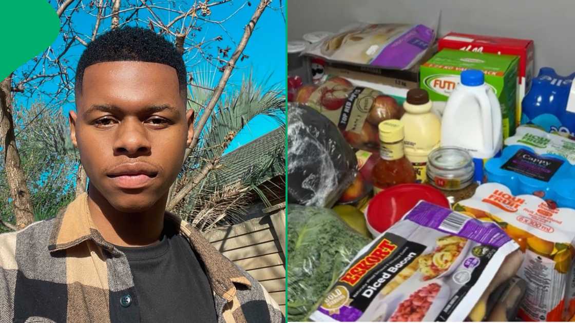 Mzansi students were amazed when a fellow pupil showed off his R2,000 grocery haul.