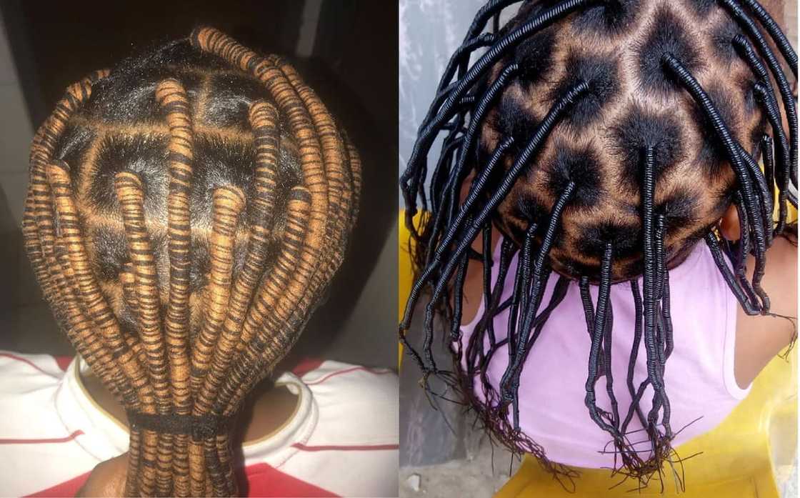 Brazilian wool spring twists Brazilian wool spring twists