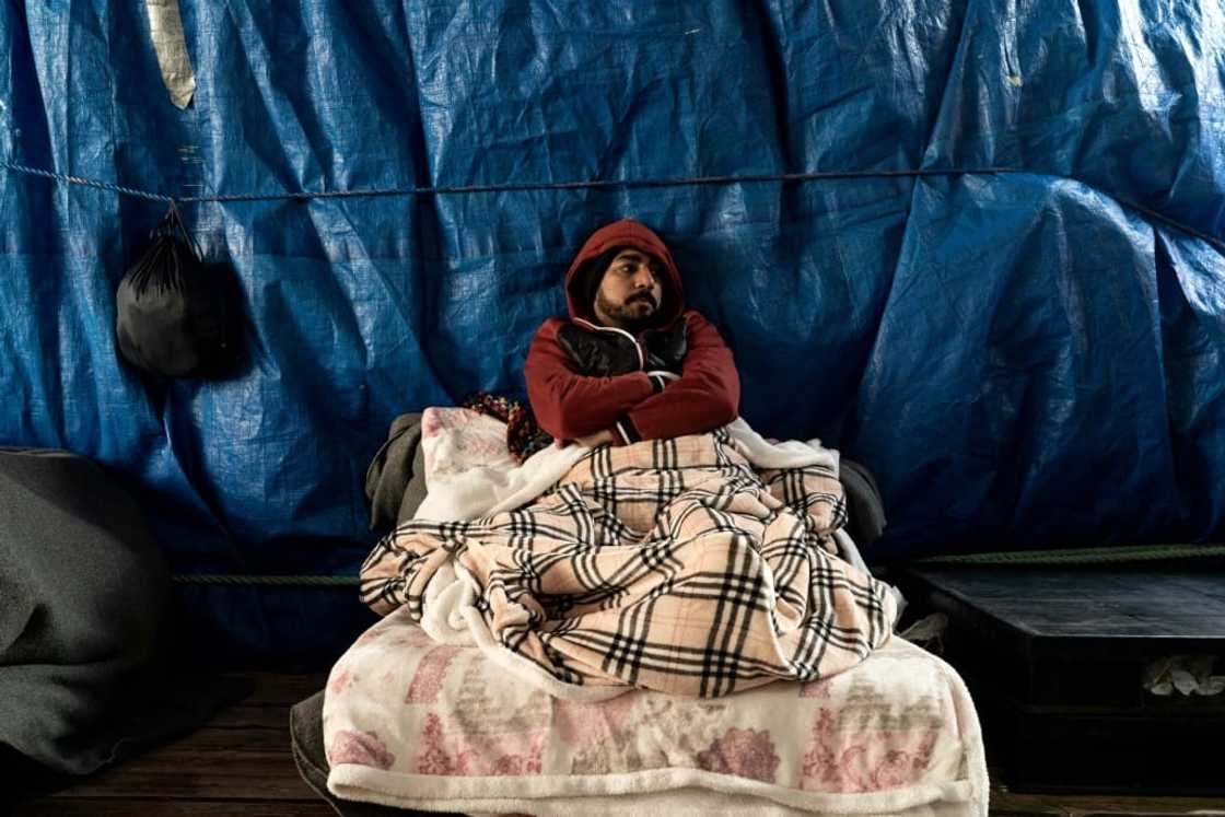 Migrants who have been refused permission to come ashore are waiting in a state of limbo Migrants who have been refused permission to come ashore are waiting in a state of limbo