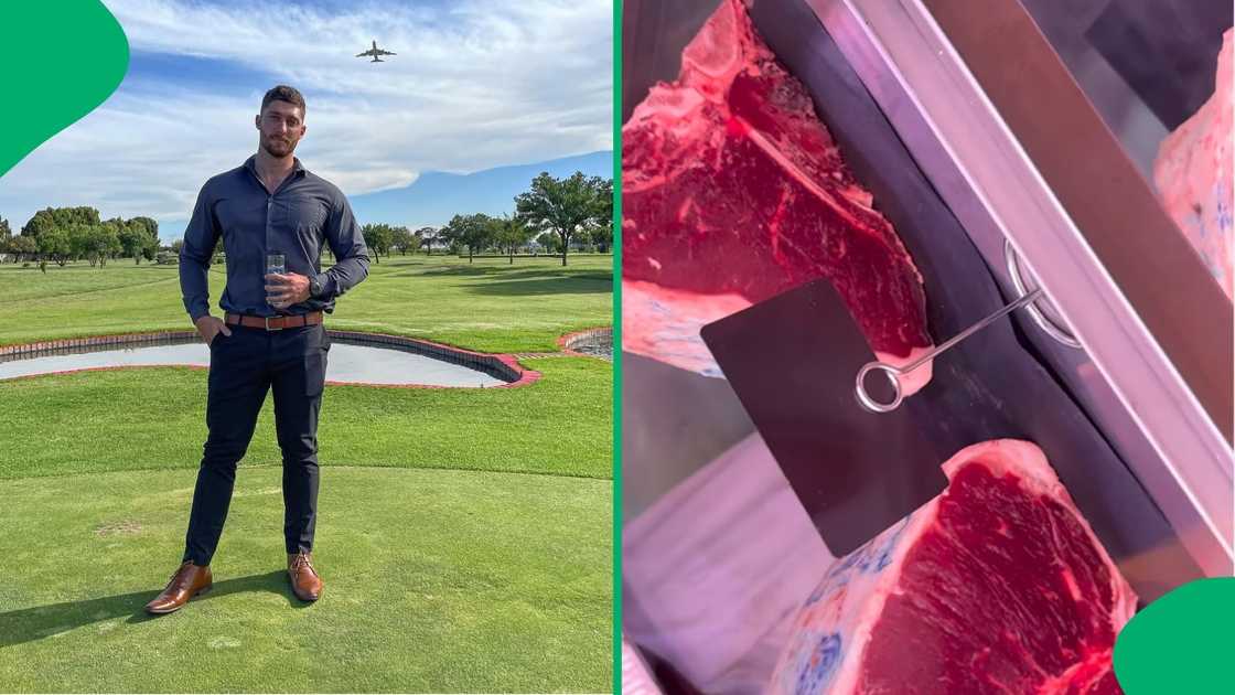 Management was called to the front of the store to handle the transaction involving the bulk meat purchase