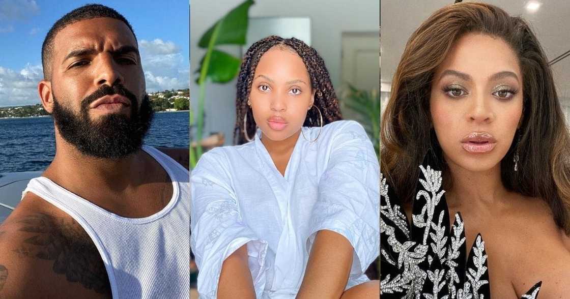 Linda Mtoba suggests Drake can take on Beyoncé, Mzansi disagrees