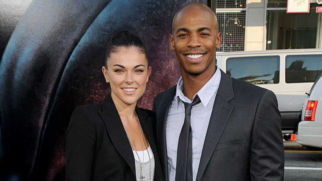 Mehcad Brooks and Serinda Swan at the Grauman's Chinese Theatre in Hollywood, California.