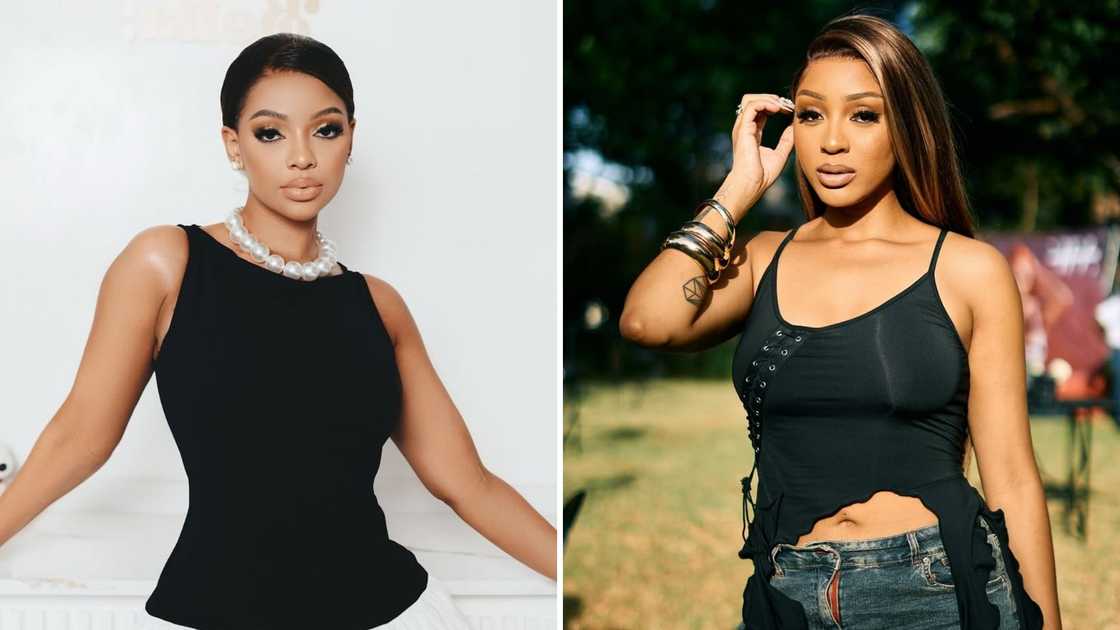 Mihlali Ndamase spoke about her friendship with Nadia Nakai