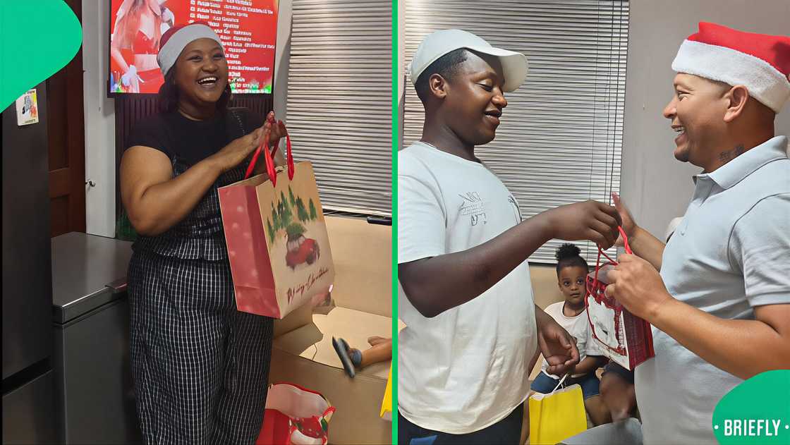 A family in South Africa entertained Mzansi with their sweet Secret Santa gift-giving in a TikTok video.