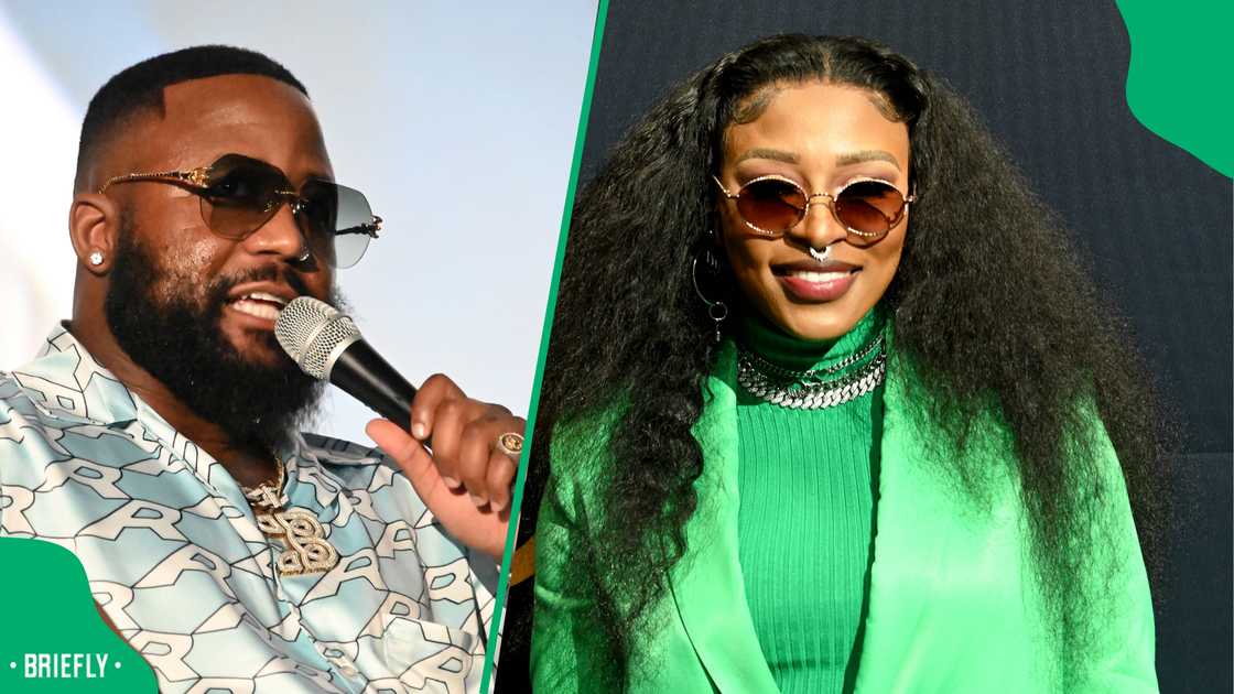 Netizens react to DJ Zinhle's claims.