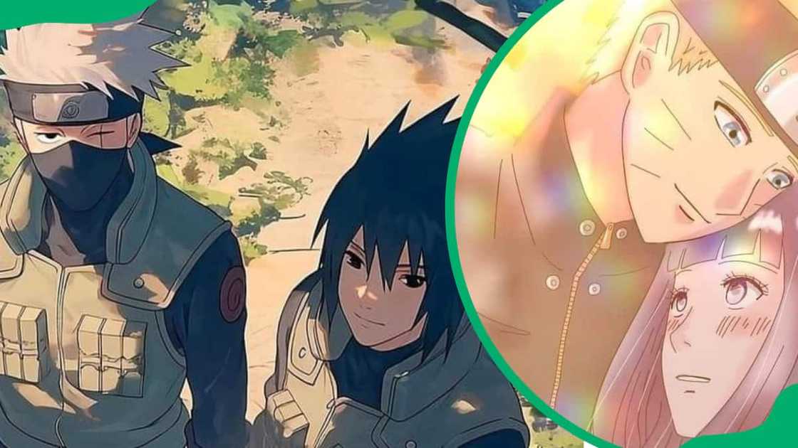 Kakashi and Sasuke Kakashi and Sasuke
