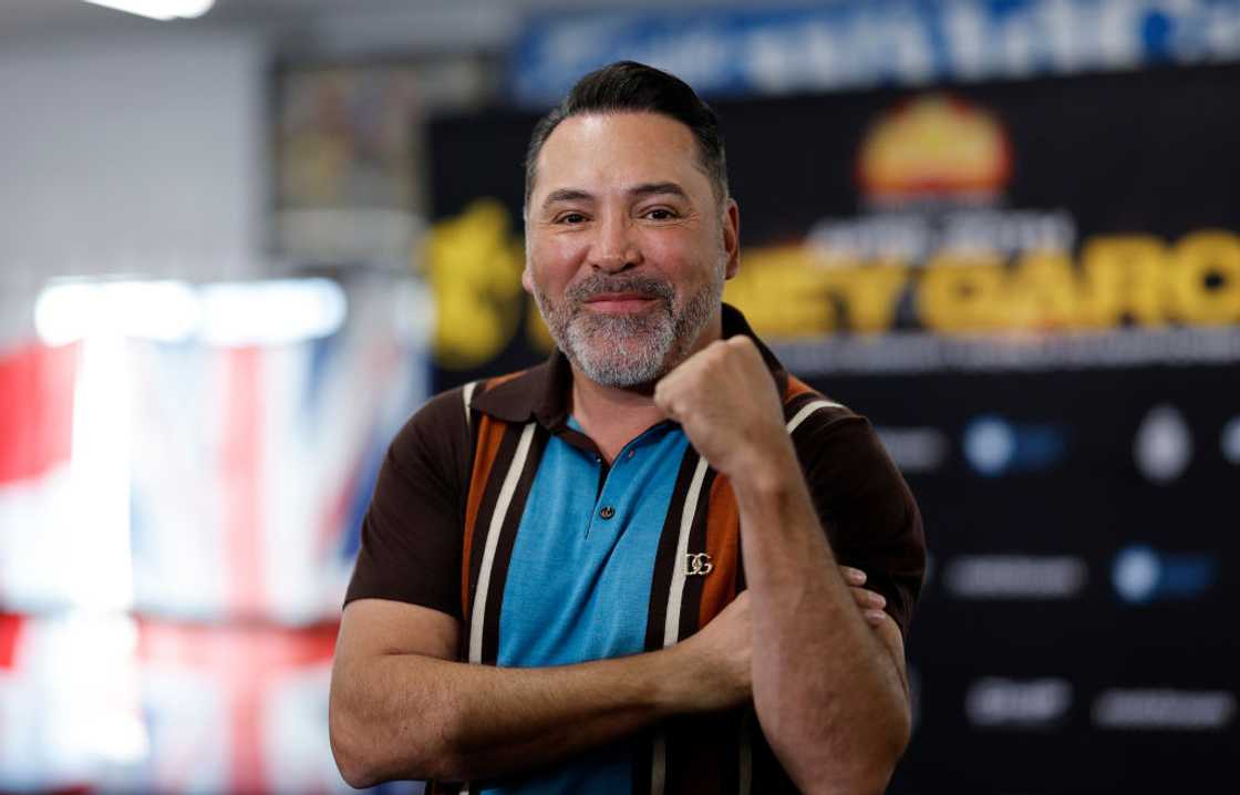 Boxing promoter Oscar De La Hoya Boxing promoter Oscar De La Hoya