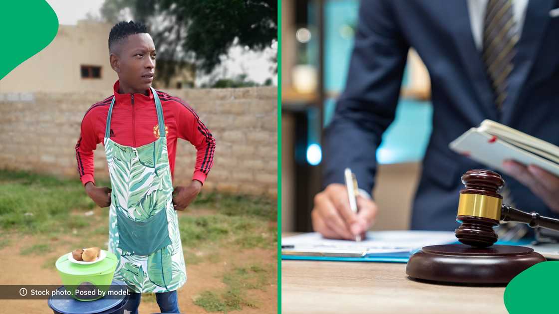 A man shared how he went from being a street vendor to a lawyer to much applause from Mzansi.