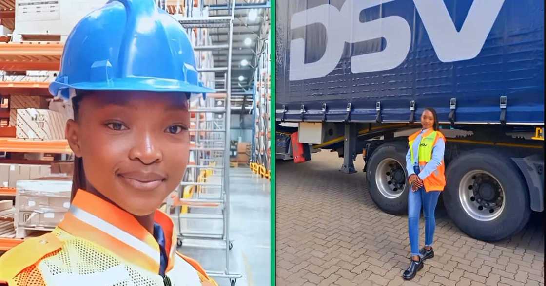 woman celebrates her successful career in logistics and supply chain management woman celebrates her successful career in logistics and supply chain management