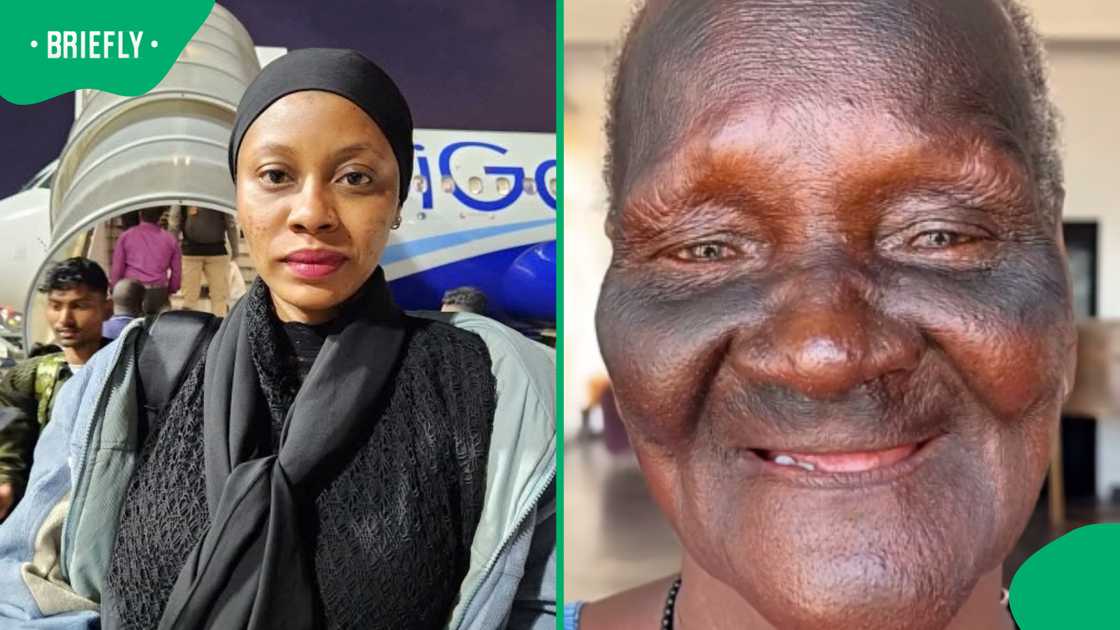 100-year-old granny's glow-up divides Mzansi but her smile steals the show 100-year-old granny's glow-up divides Mzansi but her smile steals the show