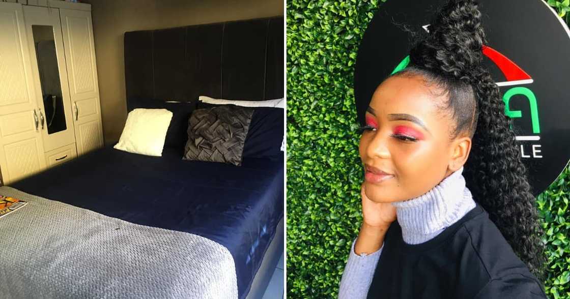 Mzansi student shows off her pretty home