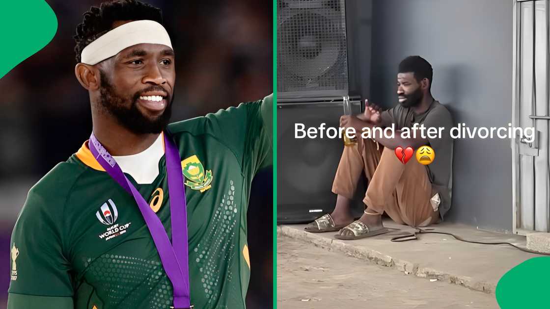 A Siya Kolisi lookealike was shared online, leaving Mzansi defeated. A Siya Kolisi lookealike was shared online, leaving Mzansi defeated.