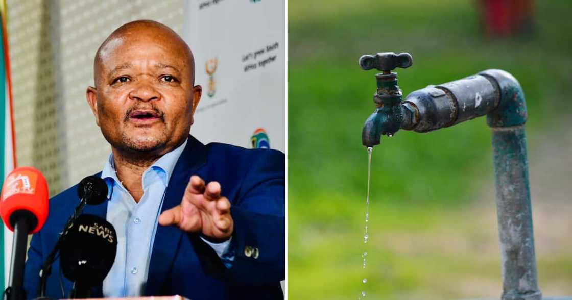 Water & Sanitation minister Senzo Mchunu Water & Sanitation minister Senzo Mchunu