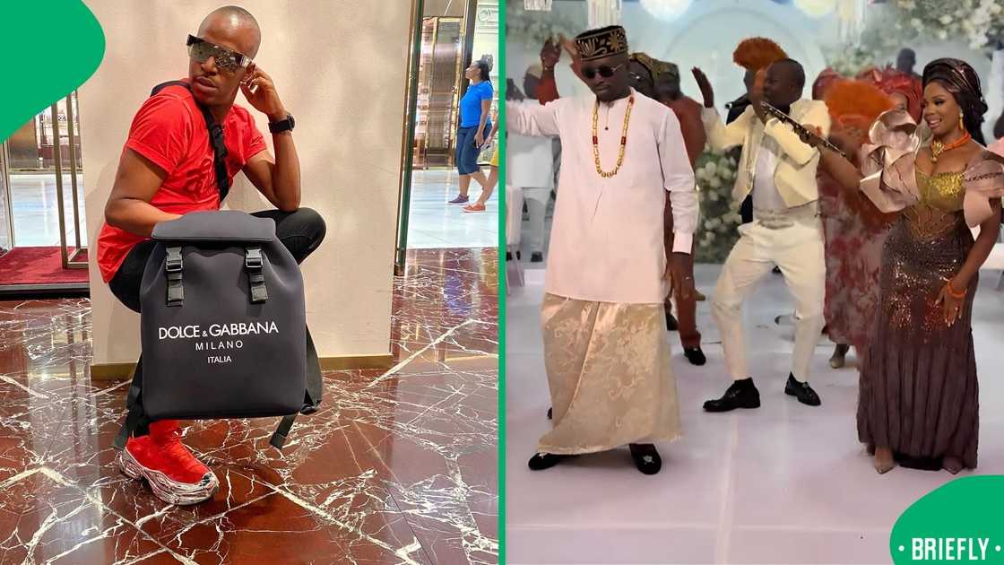 A wedding clip went viral. A wedding clip went viral.