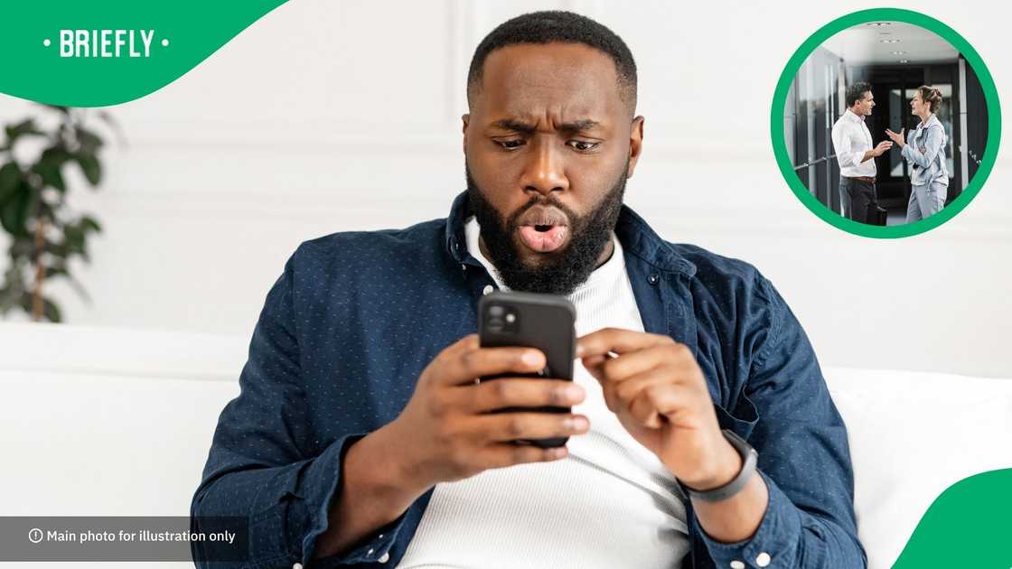 The clip showed the man and the alleged woman pushing a trolley full of luggage as if returning from a trip The clip showed the man and the alleged woman pushing a trolley full of luggage as if returning from a trip