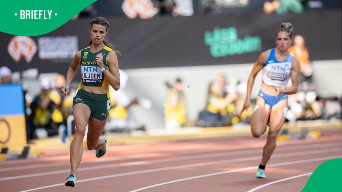 Record-breaker Marlie Viljoen has taken part in races all over the world. Record-breaker Marlie Viljoen has taken part in races all over the world.