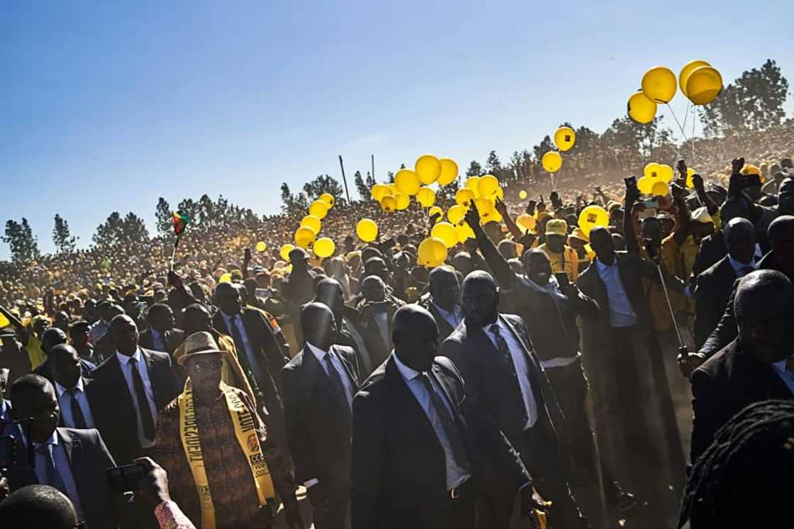 Images of rallies have been doctored Images of rallies have been doctored