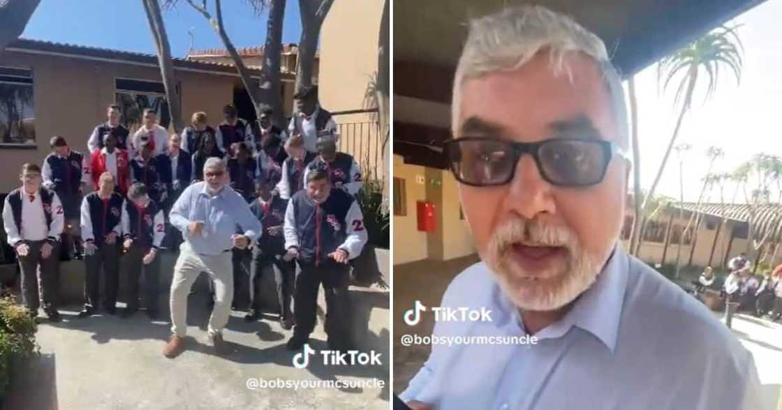 Teacher does trending 'Myztro Ah Ah' dance with his students Teacher does trending 'Myztro Ah Ah' dance with his students