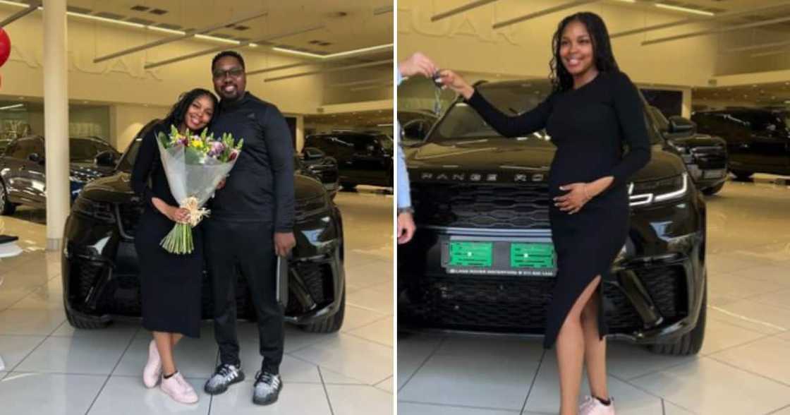 Instagram user @miss_bhengu_ and her new Raneg Rover Instagram user @miss_bhengu_ and her new Raneg Rover