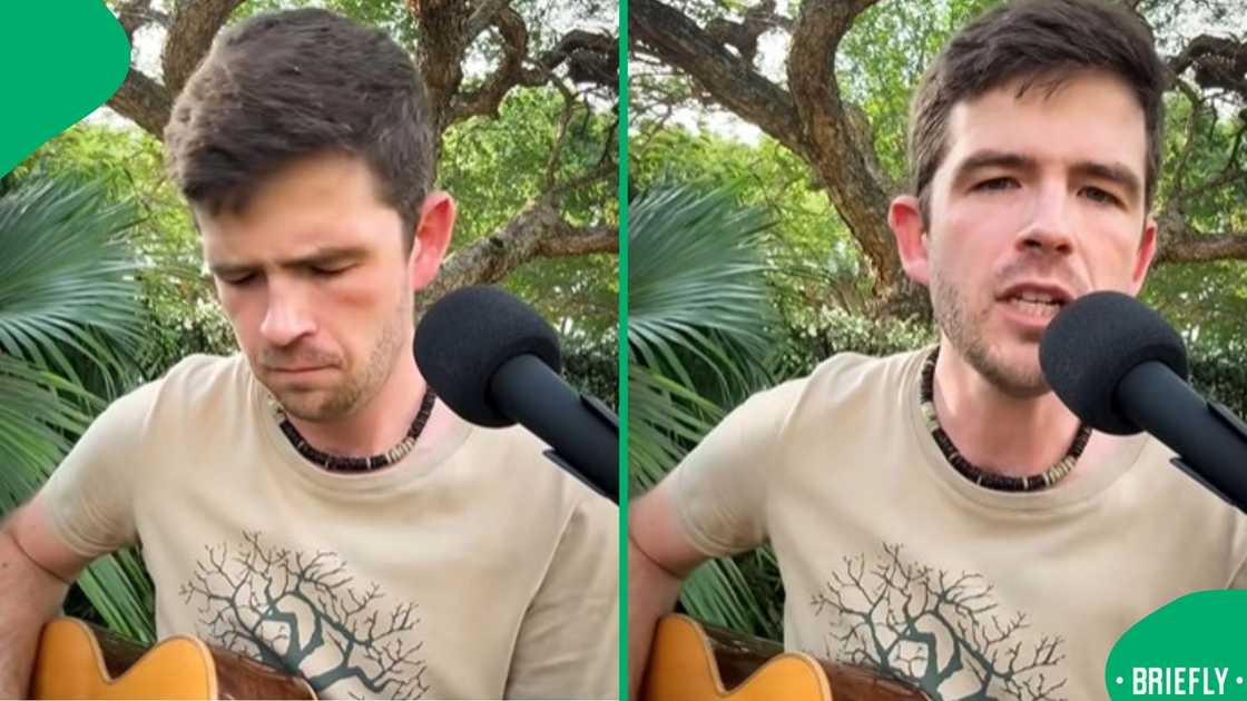 A talented musician performed a Maskandi cover outside his cultural background A talented musician performed a Maskandi cover outside his cultural background