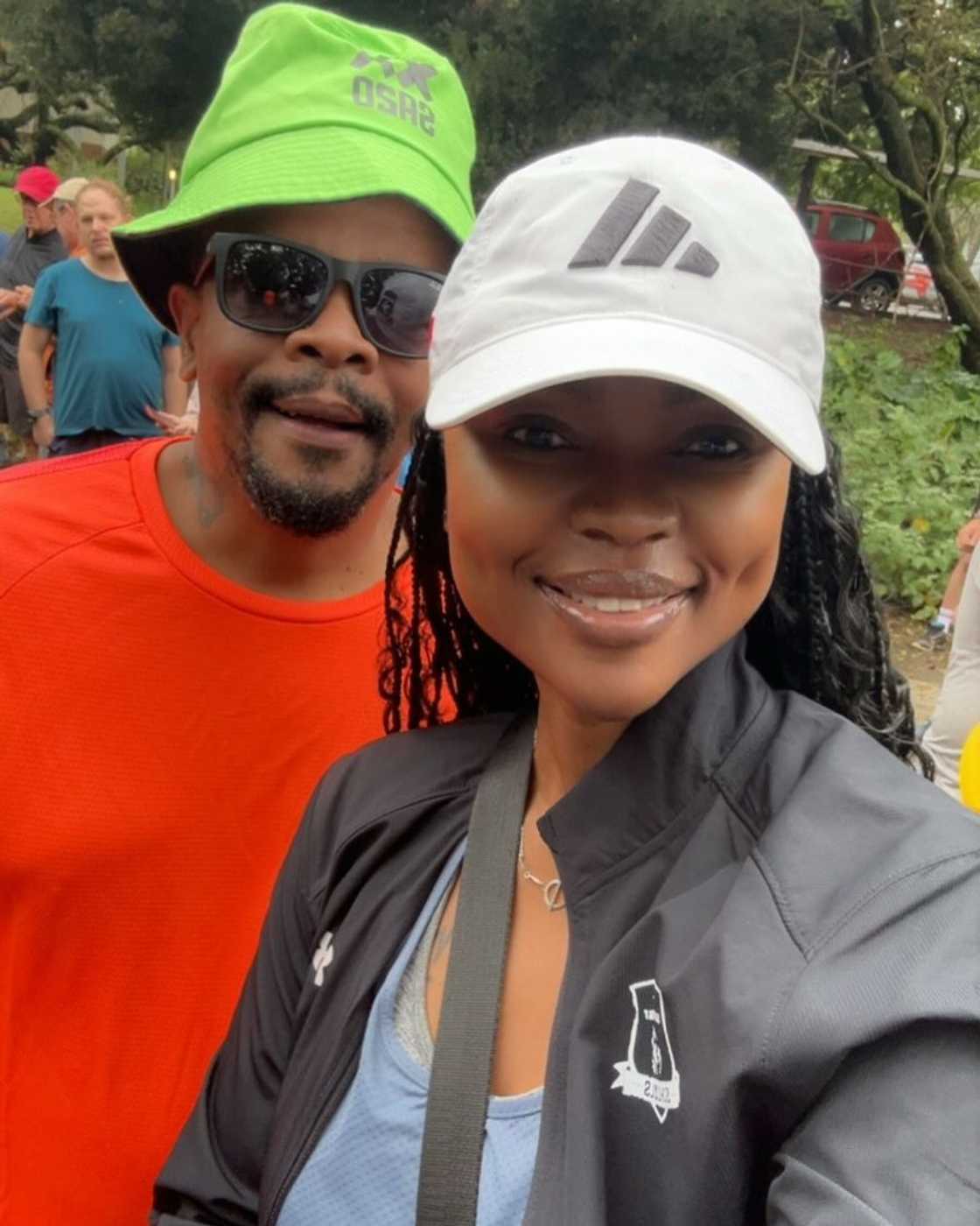 Trevor Gumbi and his wife Trevor Gumbi and his wife