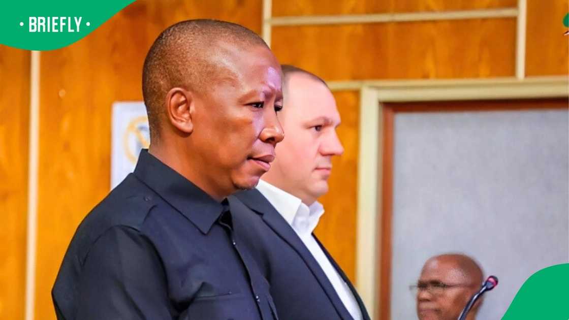 Julius Malema and Adriaan Snyman appeared in court over a matter from 2018