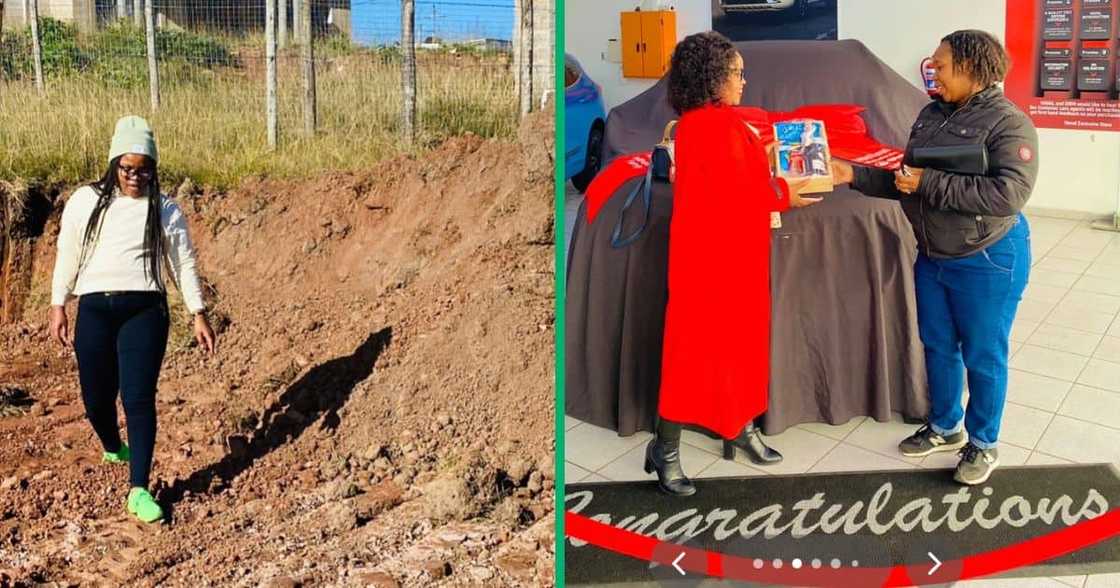 Young woman achieves major milestones in her life. Young woman achieves major milestones in her life.