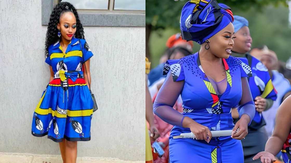 Blue Swazi look Blue Swazi look