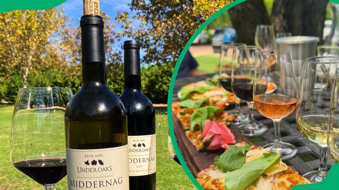 Under Oaks Pizzeria is one of the best restaurants in Paarl with a great view