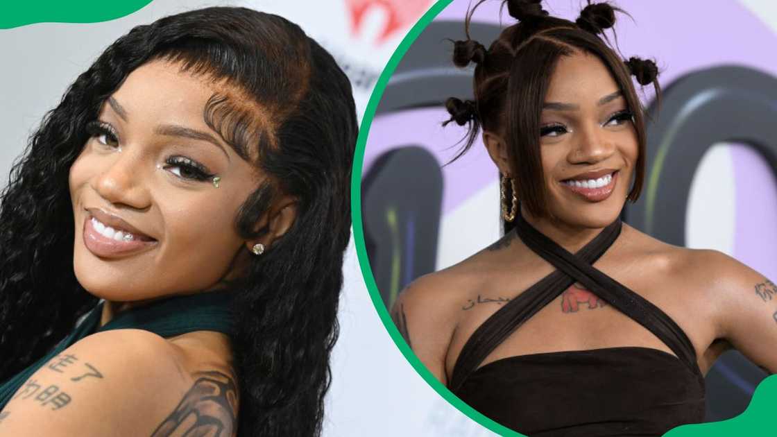 GloRilla at the 2024 iHeartRadio Music Awards (L). The rapper GloRilla at the BET Hip-Hop Awards in 2023 (R)